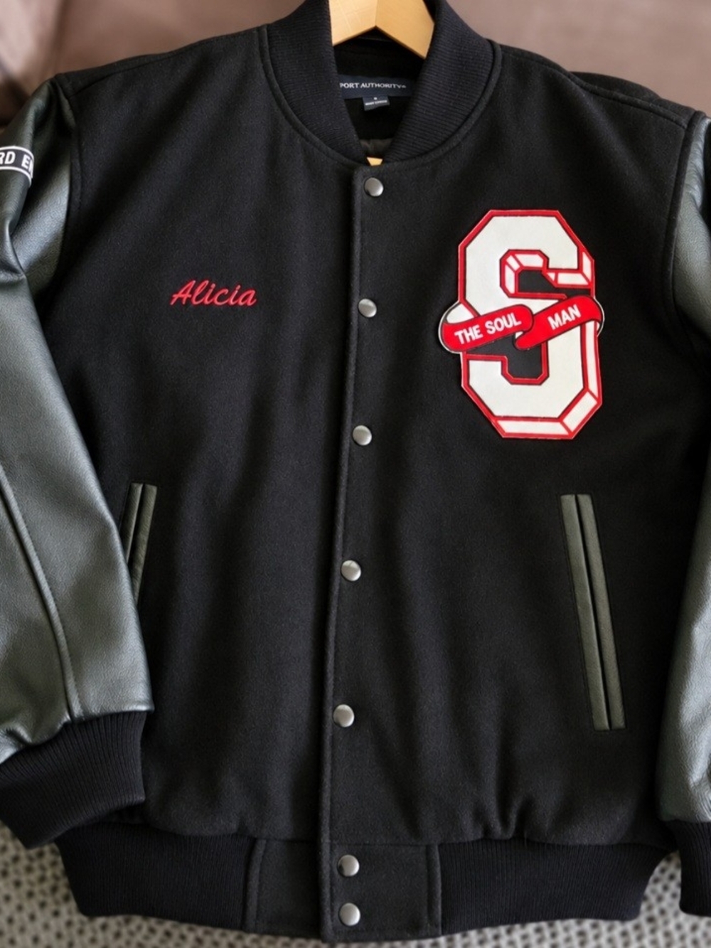 NWT The Soul Man Missi Pyle “Alicia” Wool Leather Cast Jacket Rare TV